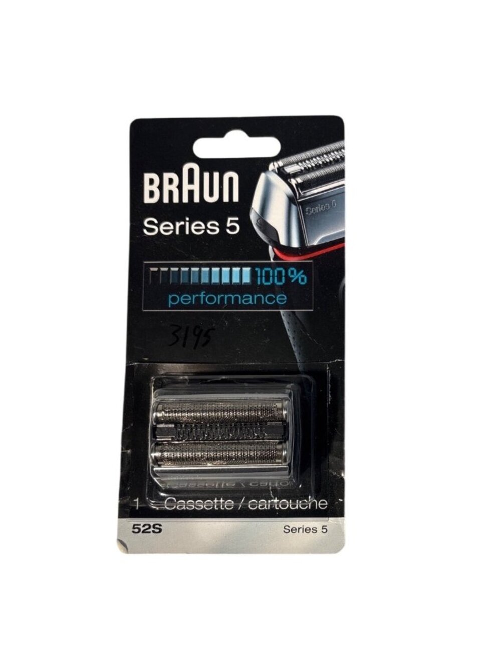 52S Braun Series 5 Shaver Replacement Foil & Cutter Cassette Silver Germany